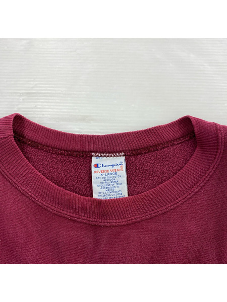 Champion/90S/MEXICO製/REVERSE WEAVE/XL/RED