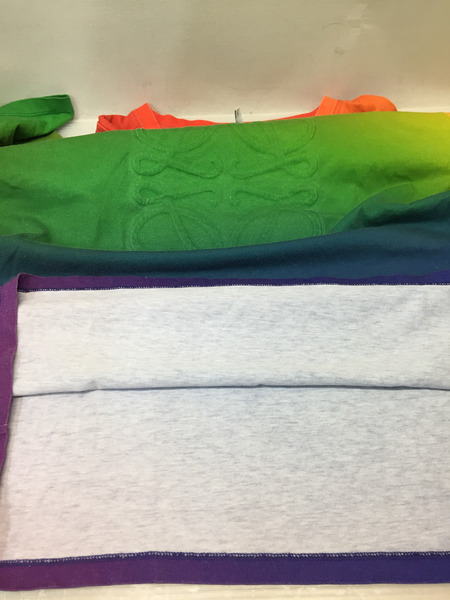 LOEWE 23SS Rainbow Anagram エンボスTee L H526Y22X67