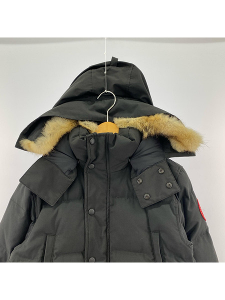 CANADA GOOSE ダウンジャケット ウィンダム  パーカー (S) 黒