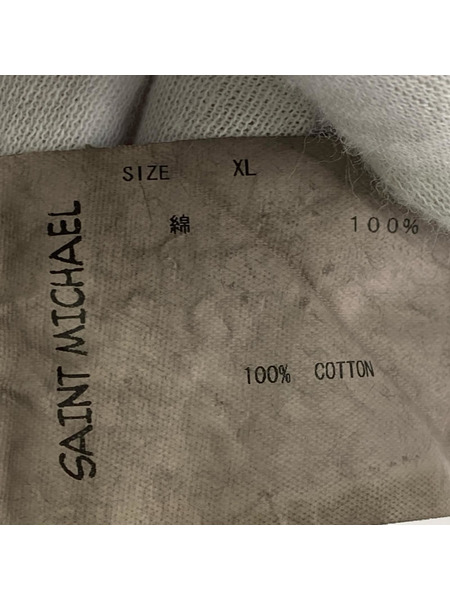 SAINT MICHAEL 長袖Tシャツ・カットソー 20AW ENEMY OF SATAN-XL[値下]