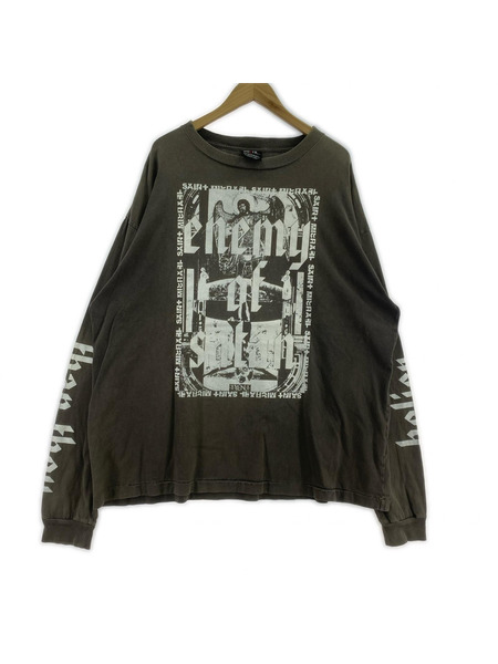 SAINT MICHAEL 長袖Tシャツ・カットソー 20AW ENEMY OF SATAN-XL[値下]