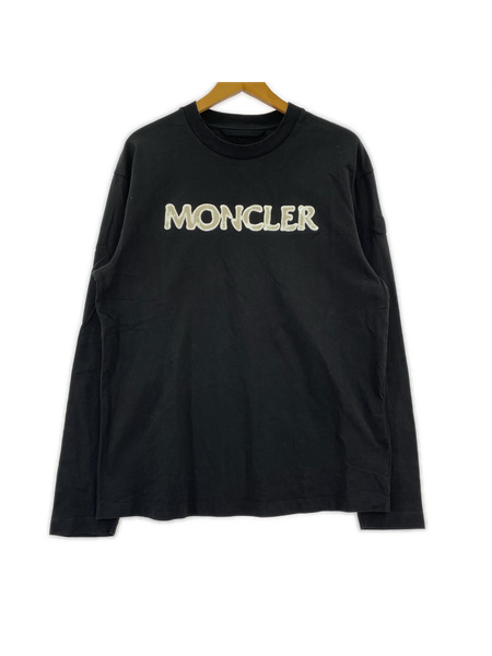 MONCLER 長袖Tシャツ・カットソー ロゴプリント L/S カットソー(S)