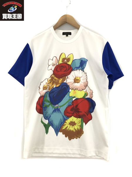 COMME des GARCONS HOMME PLUS 16AW ポリ花柄Tシャツ M PR-T032[値下]｜商品番号：2100194685422  - 買取王国ONLINESTORE