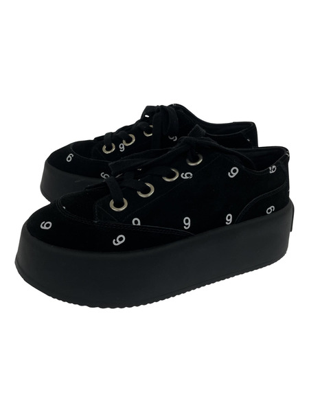 MM6 ALL-OVER LOGO SUEDE LOW-TOP （35）