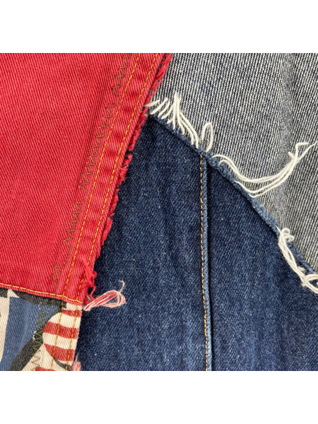 HYSTERIC GLAMOUR ロングスカート 星条旗 デニムロングスカート