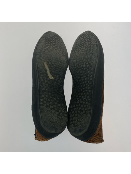 COMME des GARCONS スニーカー HOMME PLUS/コーデュロイスリッポン/26.5cm/BRN