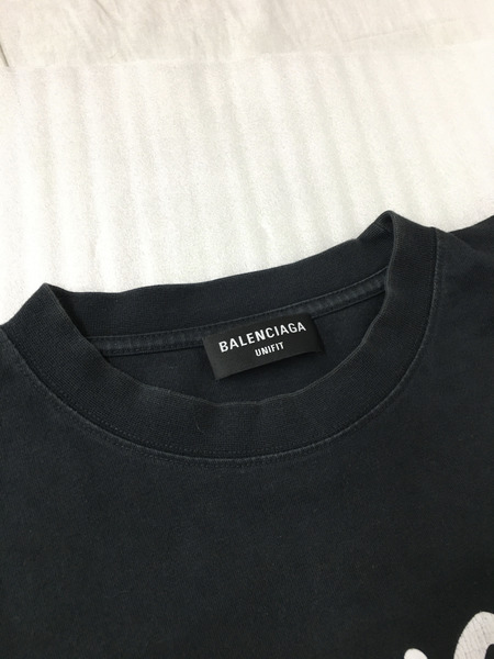 BALENCIAGA/THE SIMPSONS/21AW/オーバーサイズ/Tシャツ/2/ブラック