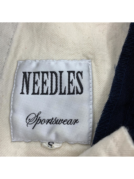 Needles sportswear ベルテッドパンツ 紺 S