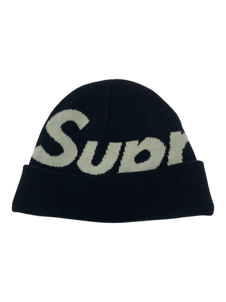 Supreme BIG LOGO BEANIE 黒