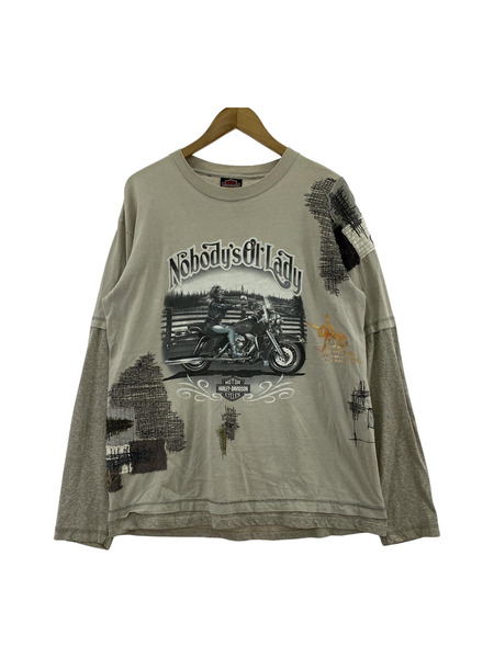 THE GREAT CHINA WALL Harley-Davidson リメイクTシャツ M