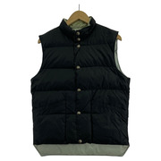 schott ダウンベスト ブラック ナイロン