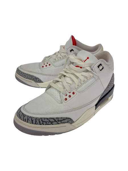 NIKE AIR JORDAN 3 RETRO WHITE CEMENT 白 (29cm) DN3707-100[値下]