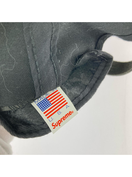 Supreme キャップ Sロゴ BLK