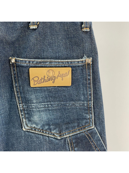 A BATHING APE デニム・ジーンズ 90s Double Knee Pants S
