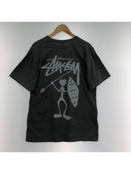 STUSSY LOGO SHADOW MAN S/Sカットソー