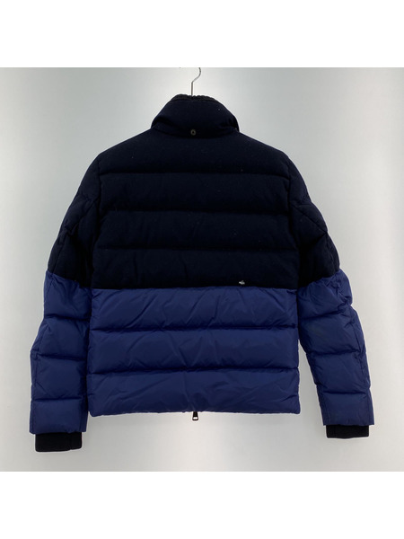 MONCLER NOIR ウール切替 ダウンジャケット (0)