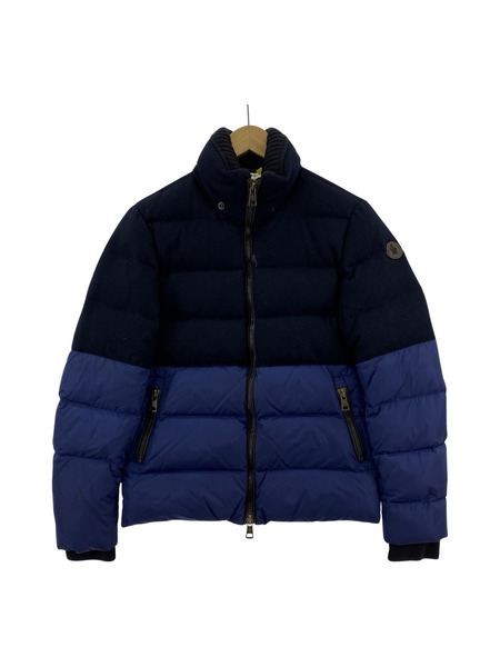 MONCLER NOIR ウール切替 ダウンジャケット (0)