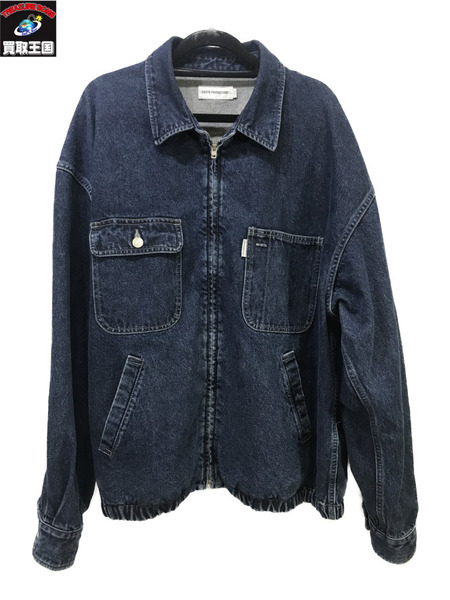 COOTIE デニムジャケット Denim Zip Up Work Jacket (L)