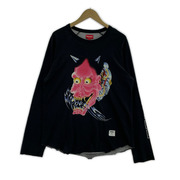 Supreme 長袖Tシャツ・カットソー 22AW Demon Raglan LS Top ブラック S