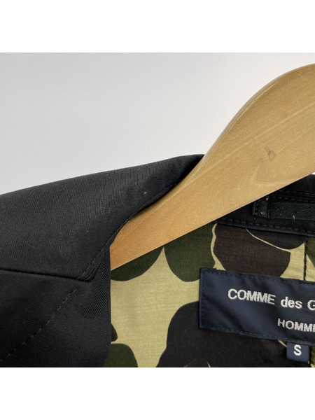 COMME des GARCONS HOMME テーラードジャケット 黒 (S)