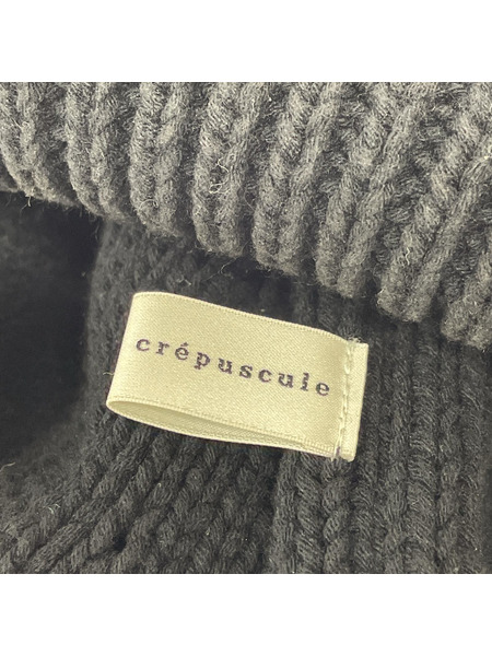 crepuscule Knit CAP ニット帽 ブラック