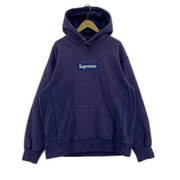 Supreme パーカー 21FW Box Logo Hooded Sweatshirt 紫 L