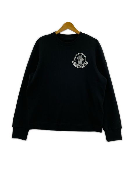 MONCLER スウェット・トレーナー ロゴプリントスウェット（S)