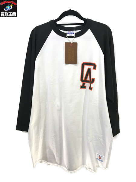 standard california/ベースボールロゴTシャツ/XL/スタンダードカリフォルニア/白/黒