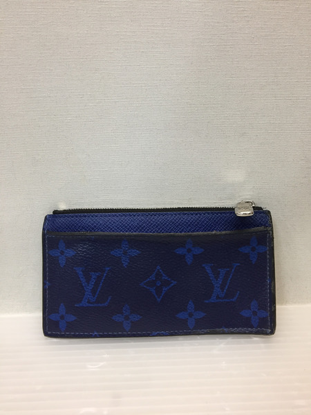 LOUIS VUITTON タイガラマ コインカードホルダー ブルー