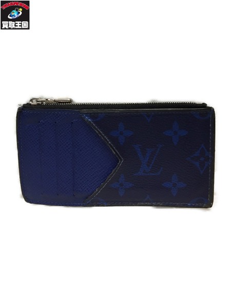 LOUIS VUITTON タイガラマ コインカードホルダー ブルー