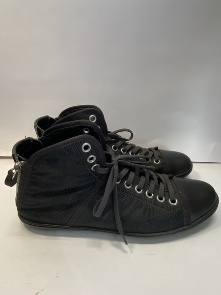 LV ダミエ・グラフィット バックジップハイカットスニーカー 8 ルイヴィトン[値下]