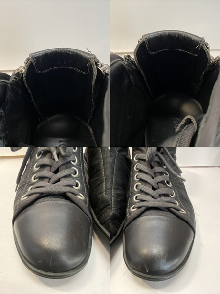 LV ダミエ・グラフィット バックジップハイカットスニーカー 8 ルイヴィトン[値下]