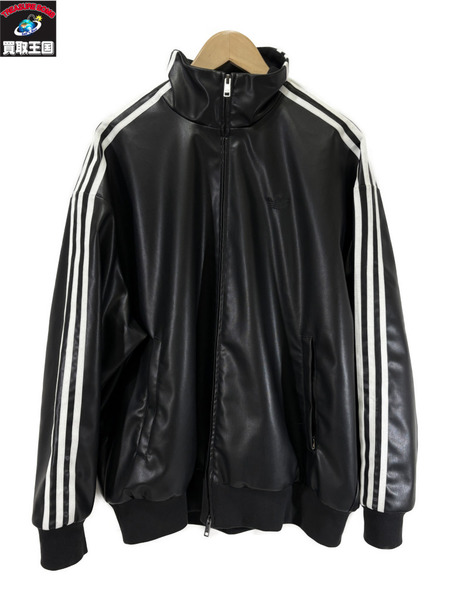 adidas PLEATHER 3STRIPES TRACK TOP XL