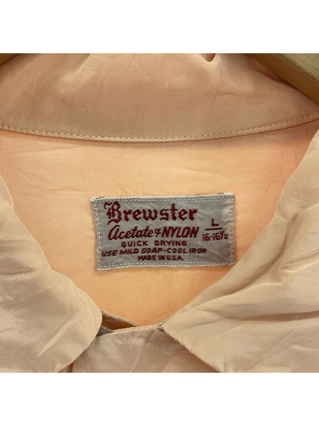 Brewster USA製シャツ/PNK