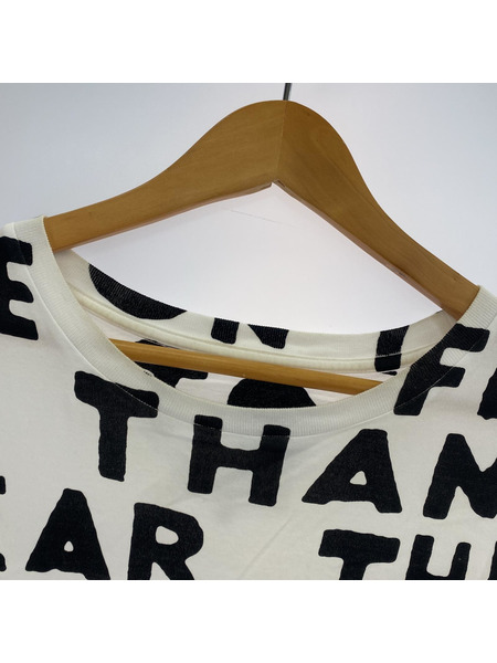 MAISON MARGIELA 21AW オーバーサイズ AIDS LOGO エイズTee XL ホワイト