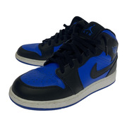 NIKE AIR JORDAN 1 MID GS BLACKROYAL 24.5