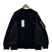 Sacai ニット・セーター MA-1 x Wool Knit Pullover (1)