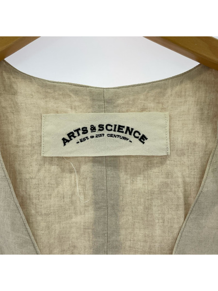 ARTS&SCIENCE ソノ他 リネンベスト/ベージュ