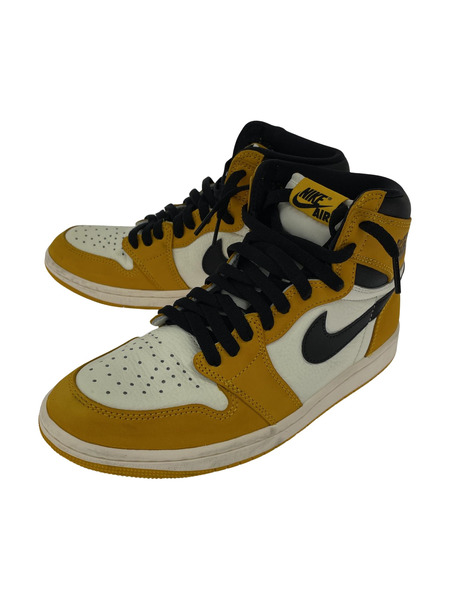 NIKE AIR JORDAN 1 RETRO HIGH OG YELLOW ORCLE size25.5 DZ5485-701[値下]