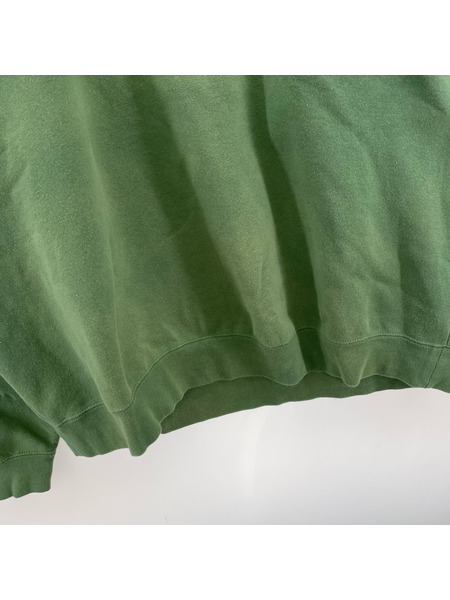 OBEY スウェット・トレーナー 刺繍 薄緑 (XL)