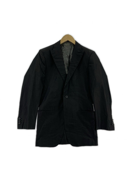 JIL SANDER ピークドラペル1Bジャケット 44 グレー