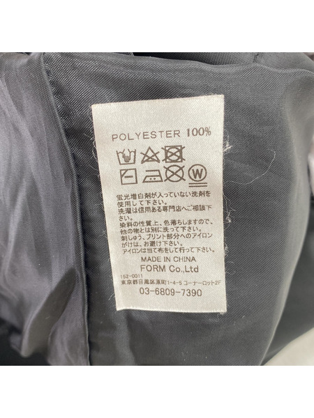 Dualism パイル地ロゴデザイン ナイロンスタジャン ブラック