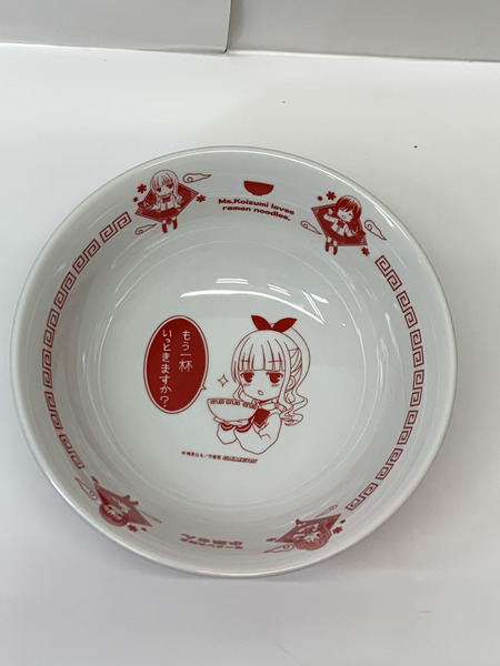 ラーメン大好き小泉さん ゲーマーズ限定特典 オリジナルどんぶり RED 開封品 Ms. Koizumi loves ramen noodles. 