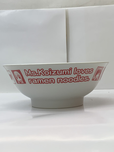 ラーメン大好き小泉さん ゲーマーズ限定特典 オリジナルどんぶり RED 開封品 Ms. Koizumi loves ramen noodles. 