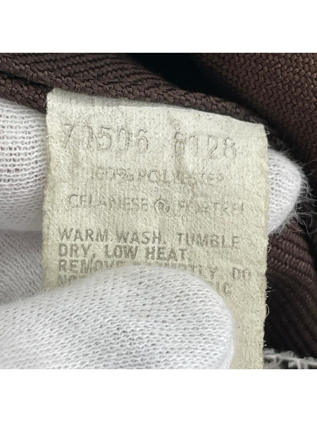 Levi's ジャケット 70506/USA製/ボタン裏527/ポリ/トラッカージャケット/茶/40R