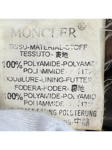 MONCLER/TISSU MATERIAL STOFF/茶タグ/2