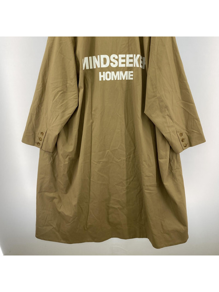 mindseeker HOMME SUPER OVER FIT COAT オーバーサイズコート 48 ベージュ