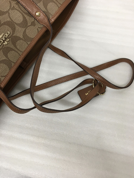 COACH シグネチャーPVCトートバッグ F36126