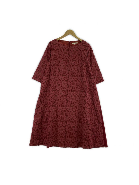 ADIEU TRISTESSE 長袖ワンピース RED