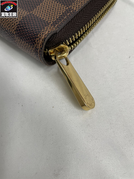 LV/ジッピー・ウォレット 新型(エベヌ)/ダミエ(